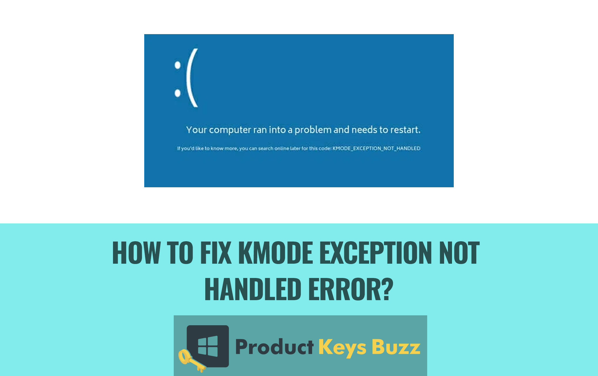 Ошибка KMODE exception not Handled Windows 10. Ошибка KMODE. KMODE exception not Handled.